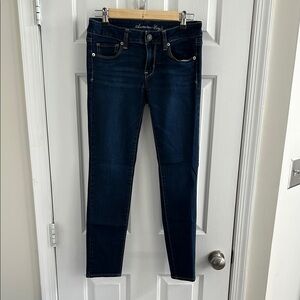 American Eagle Outfitters Dark Indigo Skinny Jeans